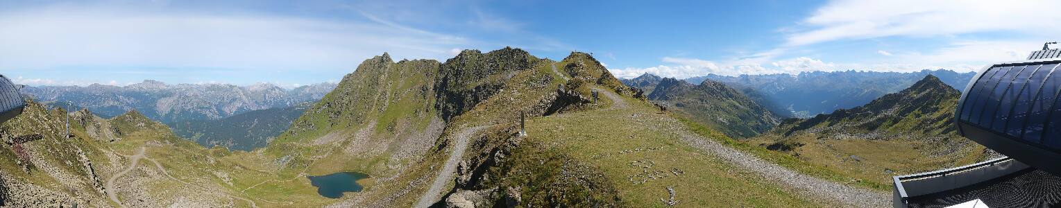 Silvretta Montafon | Panorama Bahn am Hochjoch