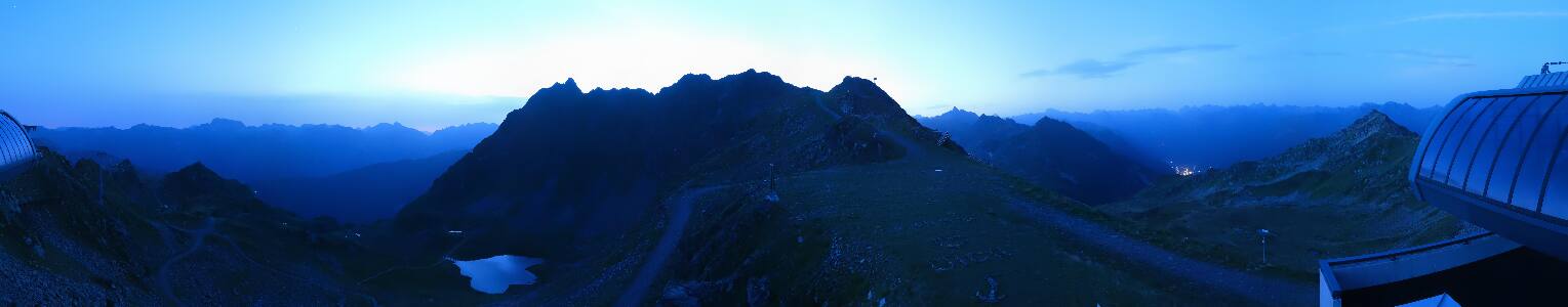 Silvretta Montafon Panorama Bahn am Hochjoch