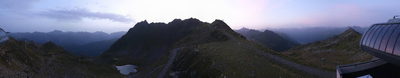 Silvretta Montafon Panorama Bahn am Hochjoch