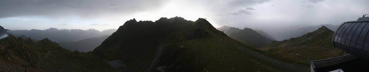 Silvretta Montafon Panorama Bahn am Hochjoch