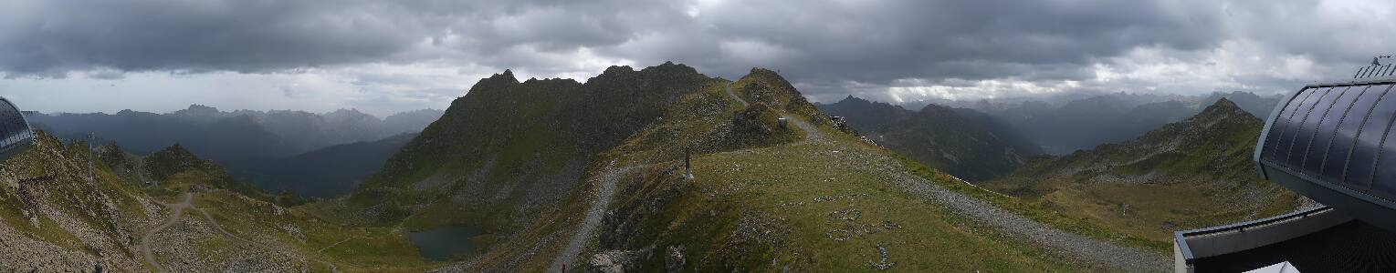 Silvretta Montafon Panorama Bahn am Hochjoch