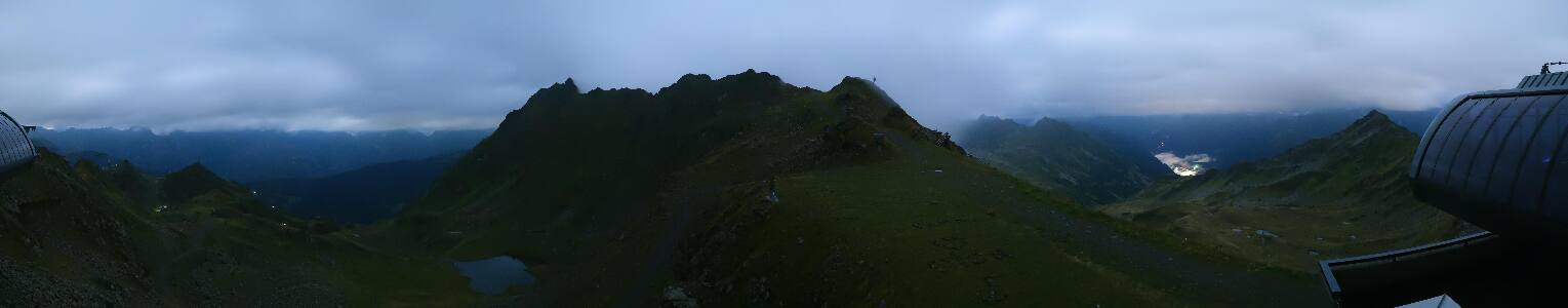 Silvretta Montafon Panorama Bahn am Hochjoch