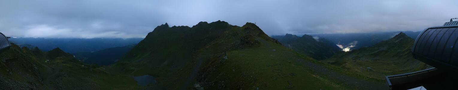 Silvretta Montafon Panorama Bahn am Hochjoch