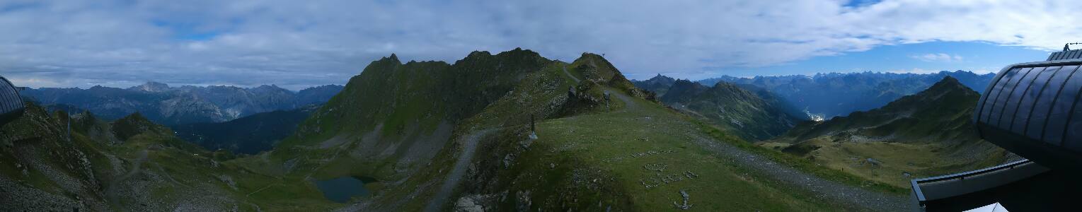 Silvretta Montafon Panorama Bahn am Hochjoch