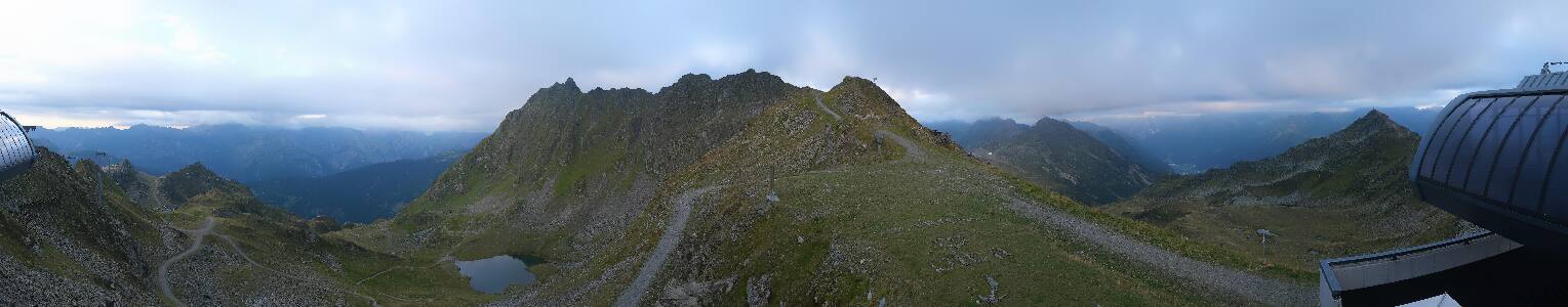 Silvretta Montafon Panorama Bahn am Hochjoch
