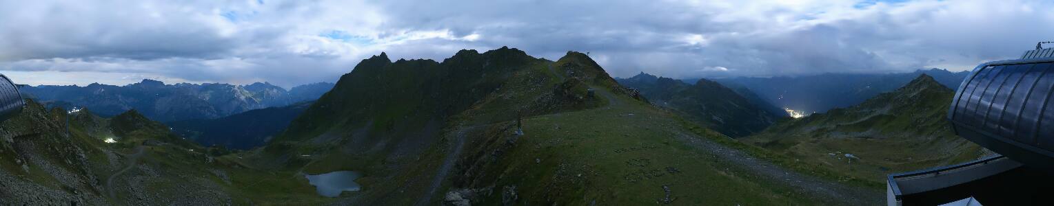 Silvretta Montafon Panorama Bahn am Hochjoch