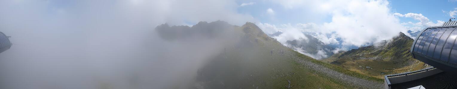 Silvretta Montafon Panorama Bahn am Hochjoch