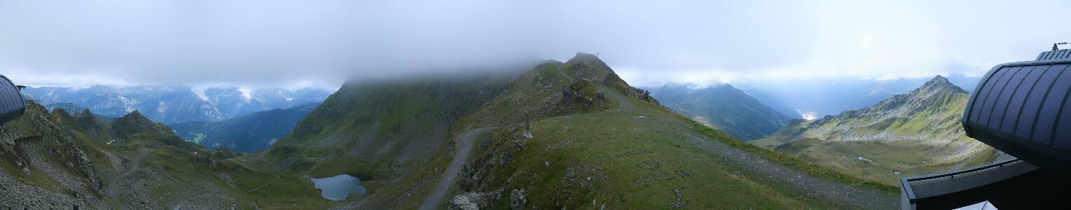 Silvretta Montafon Panorama Bahn am Hochjoch