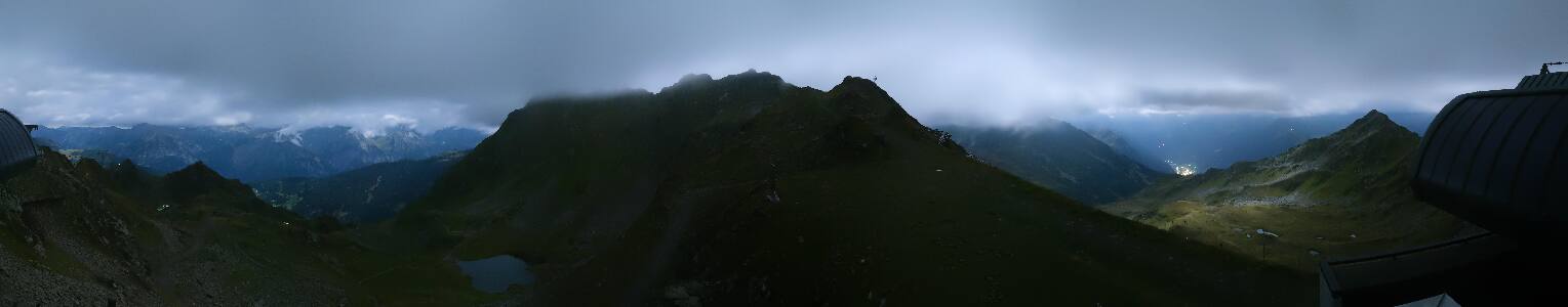 Silvretta Montafon Panorama Bahn am Hochjoch