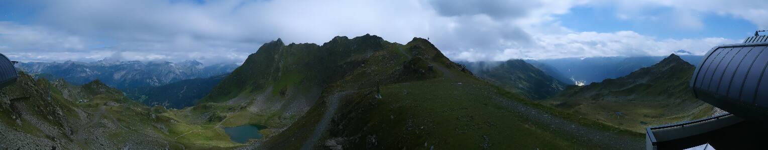 Silvretta Montafon Panorama Bahn am Hochjoch