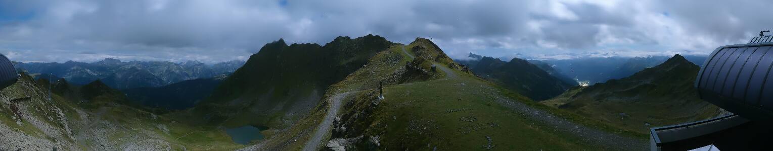 Silvretta Montafon Panorama Bahn am Hochjoch
