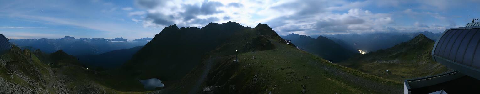 Silvretta Montafon Panorama Bahn am Hochjoch