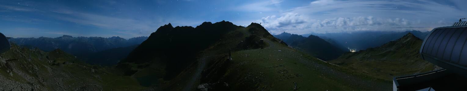Silvretta Montafon Panorama Bahn am Hochjoch