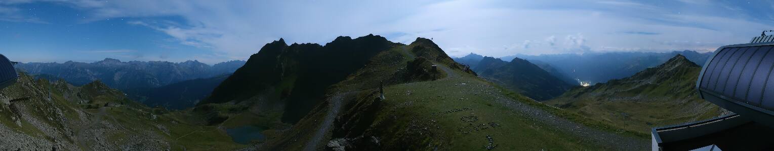 Silvretta Montafon Panorama Bahn am Hochjoch