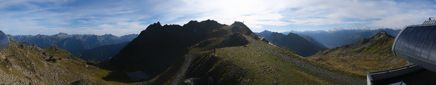 Silvretta Montafon Panorama Bahn am Hochjoch