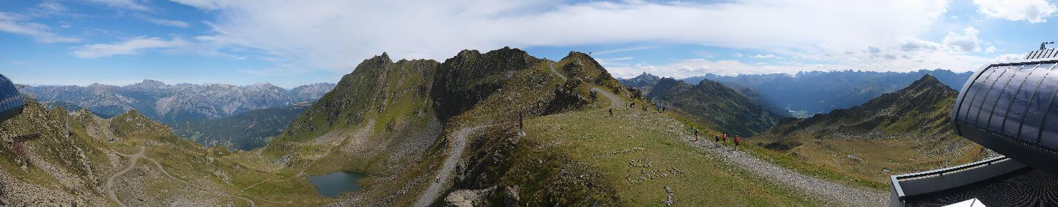 Silvretta Montafon | Panorama Bahn am Hochjoch