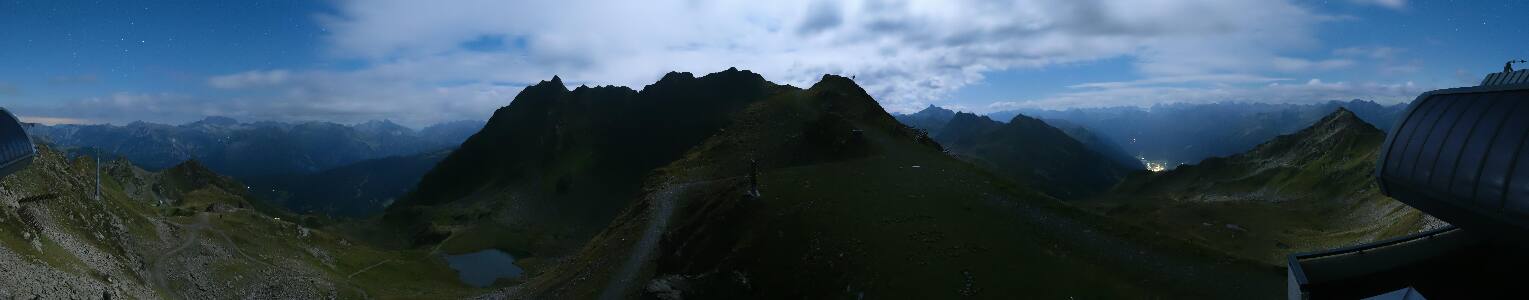 Silvretta Montafon Panorama Bahn am Hochjoch