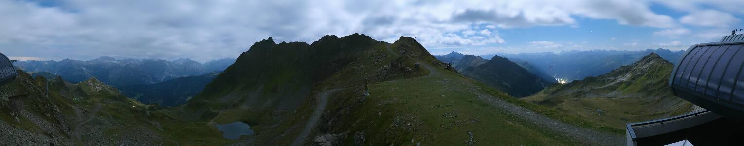 Silvretta Montafon Panorama Bahn am Hochjoch