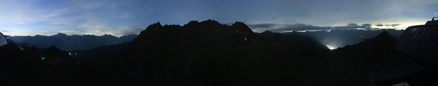 Silvretta Montafon Panorama Bahn am Hochjoch