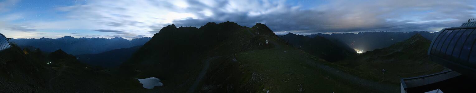 Silvretta Montafon Panorama Bahn am Hochjoch