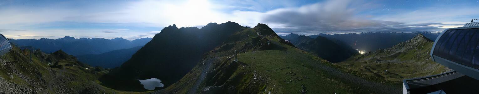 Silvretta Montafon Panorama Bahn am Hochjoch