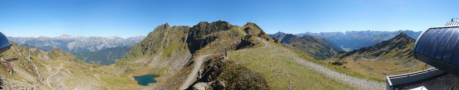 Silvretta Montafon | Panorama Bahn am Hochjoch