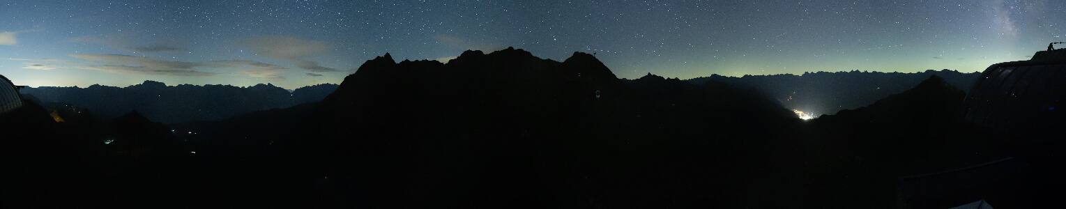 Silvretta Montafon Panorama Bahn am Hochjoch