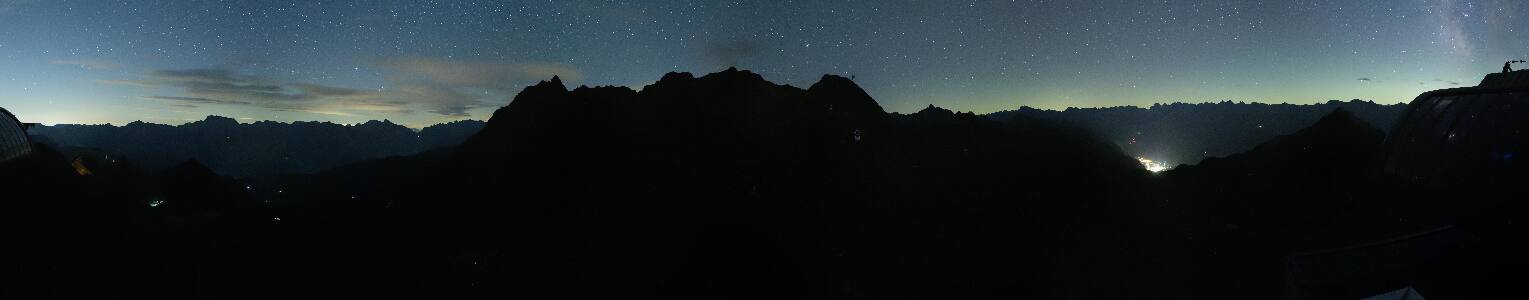 Silvretta Montafon Panorama Bahn am Hochjoch