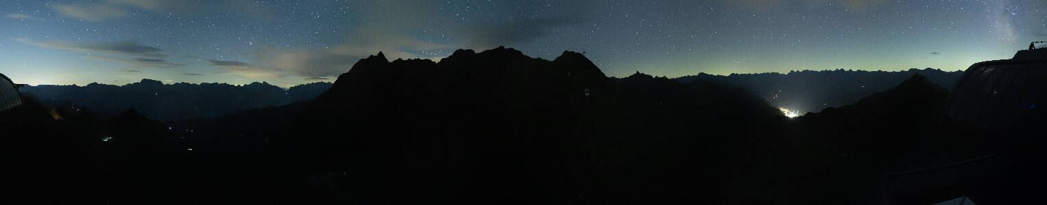 Silvretta Montafon Panorama Bahn am Hochjoch