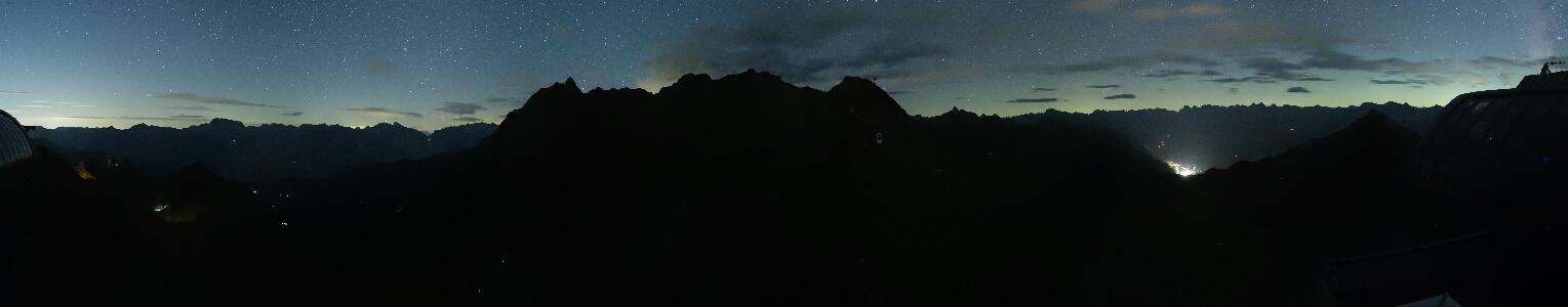 Silvretta Montafon Panorama Bahn am Hochjoch
