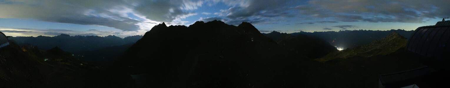 Silvretta Montafon Panorama Bahn am Hochjoch