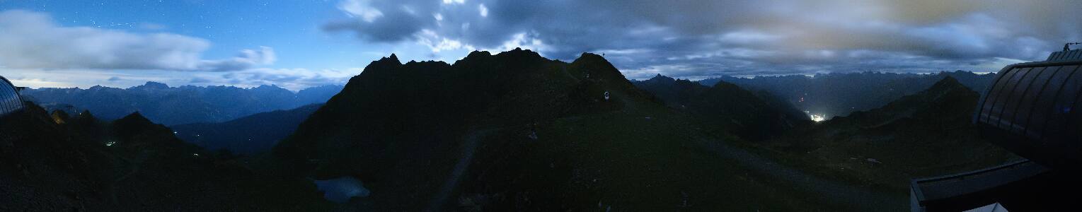 Silvretta Montafon Panorama Bahn am Hochjoch