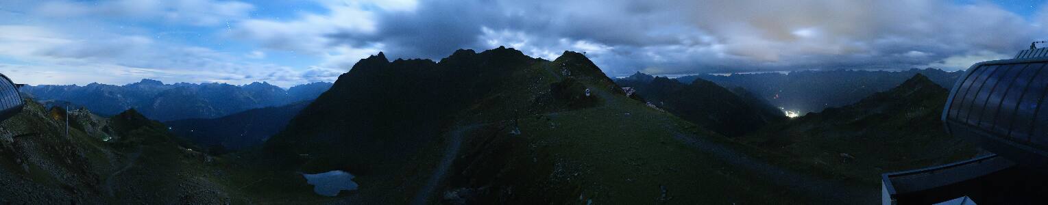 Silvretta Montafon Panorama Bahn am Hochjoch
