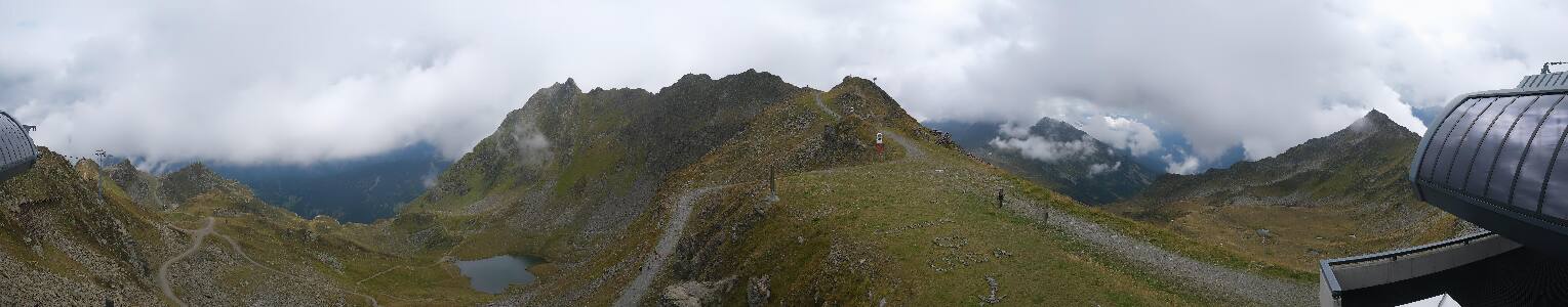 Silvretta Montafon Panorama Bahn am Hochjoch
