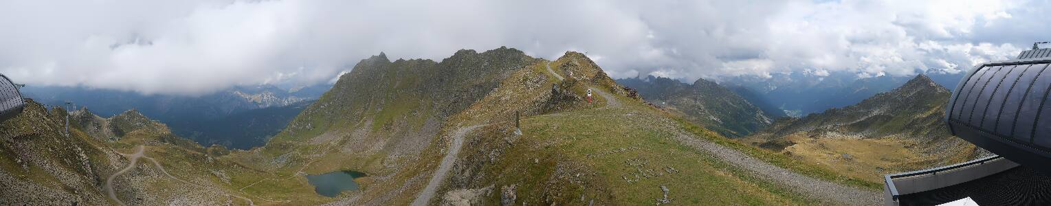Silvretta Montafon Panorama Bahn am Hochjoch