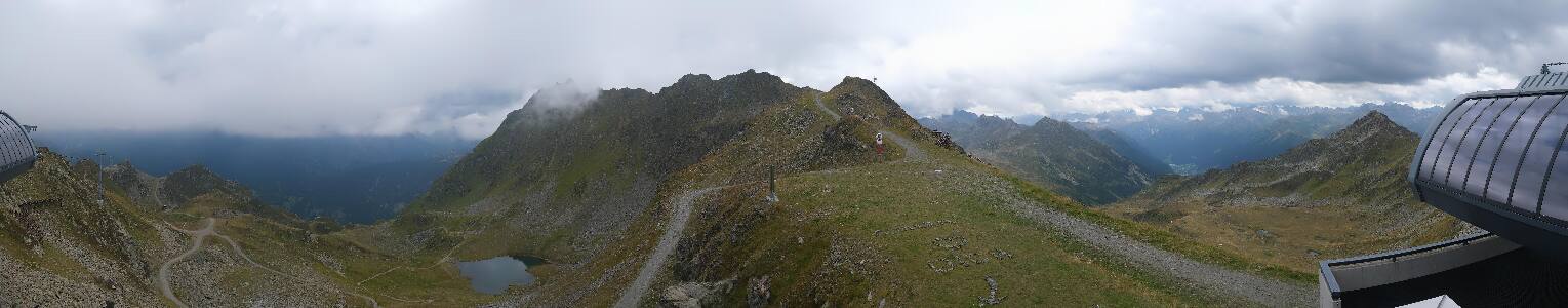 Silvretta Montafon Panorama Bahn am Hochjoch