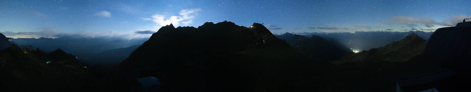 Silvretta Montafon Panorama Bahn am Hochjoch