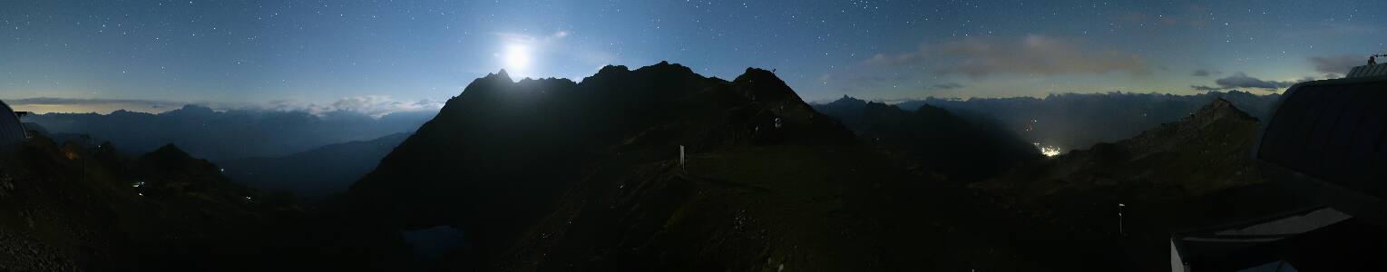 Silvretta Montafon Panorama Bahn am Hochjoch