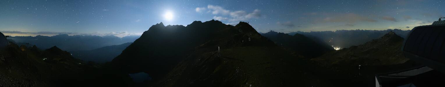 Silvretta Montafon Panorama Bahn am Hochjoch
