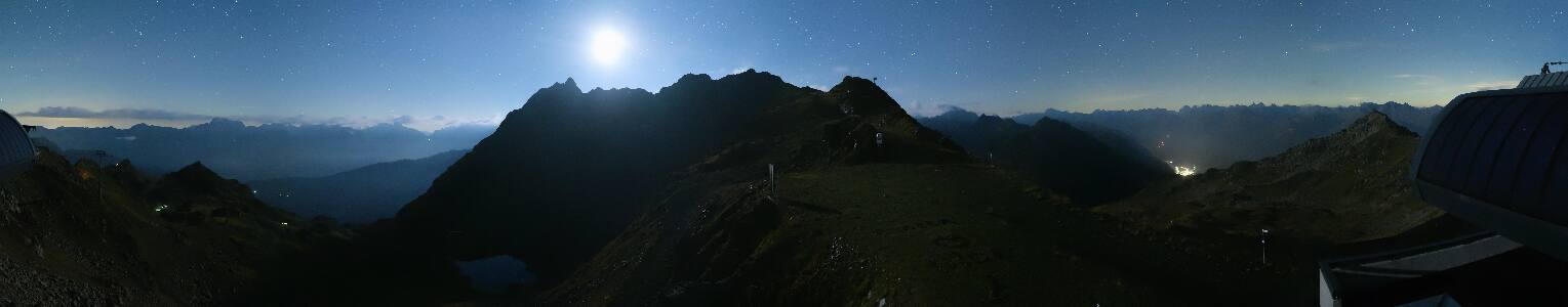 Silvretta Montafon Panorama Bahn am Hochjoch