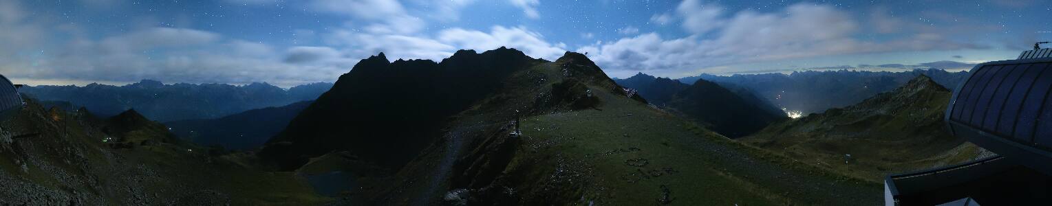 Silvretta Montafon Panorama Bahn am Hochjoch