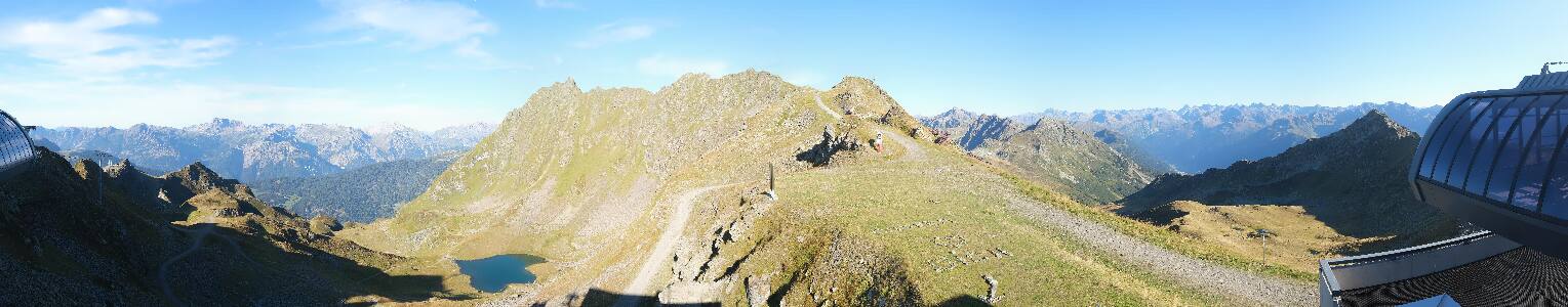 Silvretta Montafon Panorama Bahn am Hochjoch