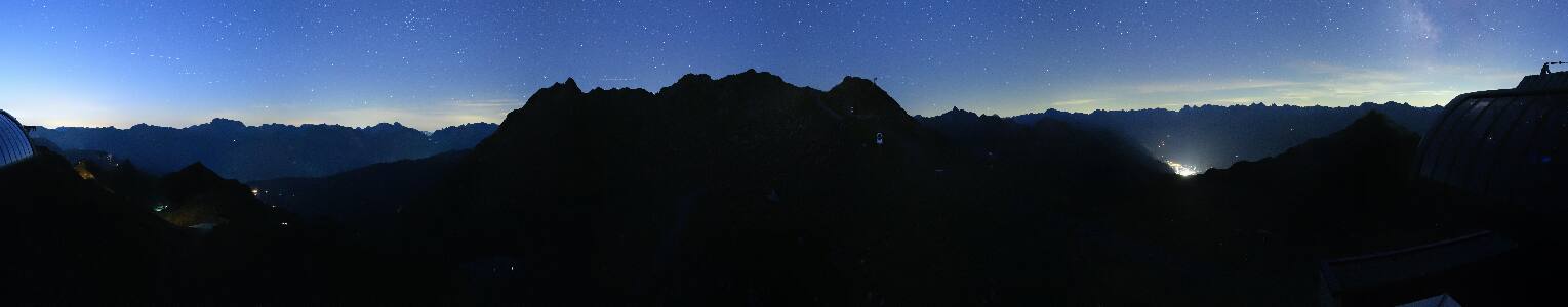 Silvretta Montafon Panorama Bahn am Hochjoch