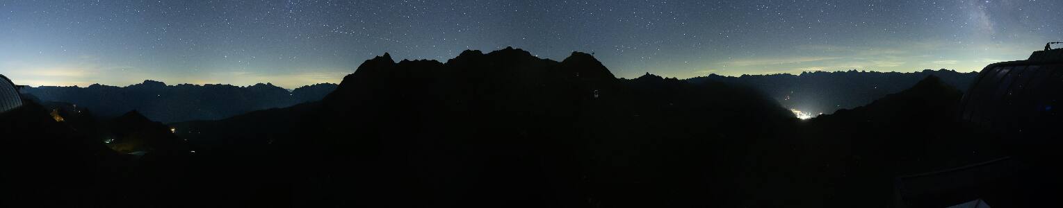 Silvretta Montafon Panorama Bahn am Hochjoch