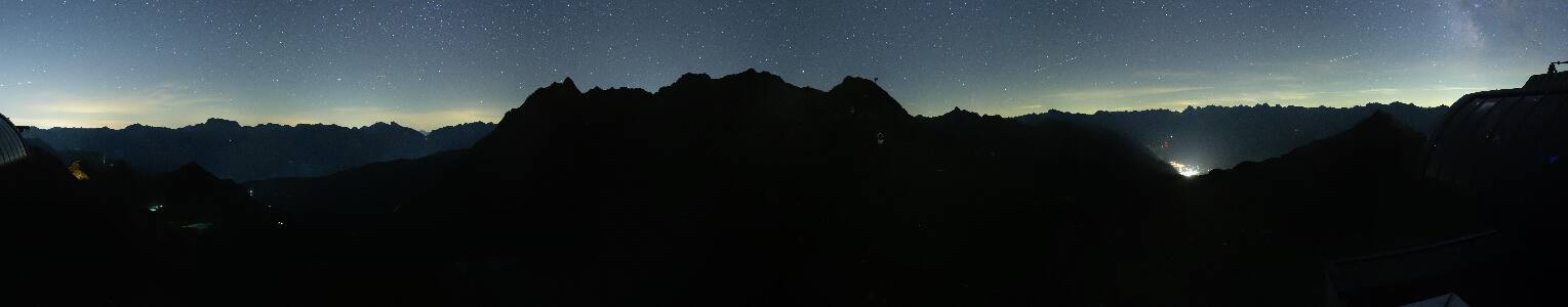 Silvretta Montafon Panorama Bahn am Hochjoch
