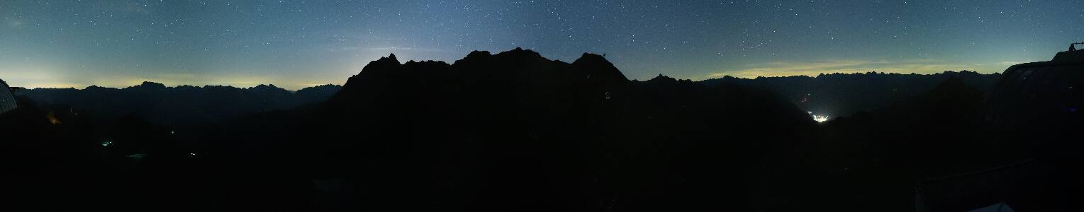 Silvretta Montafon Panorama Bahn am Hochjoch