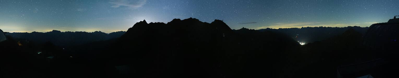 Silvretta Montafon Panorama Bahn am Hochjoch