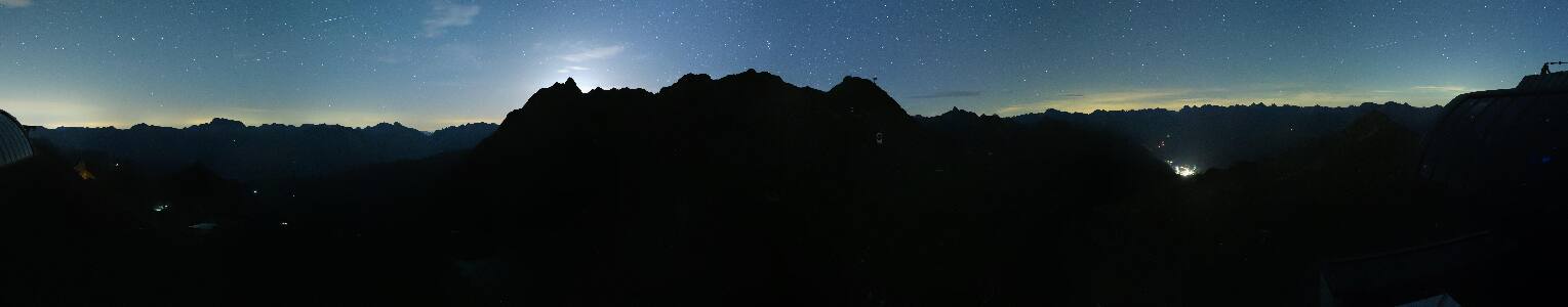 Silvretta Montafon Panorama Bahn am Hochjoch