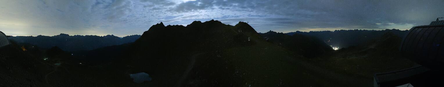 Silvretta Montafon Panorama Bahn am Hochjoch