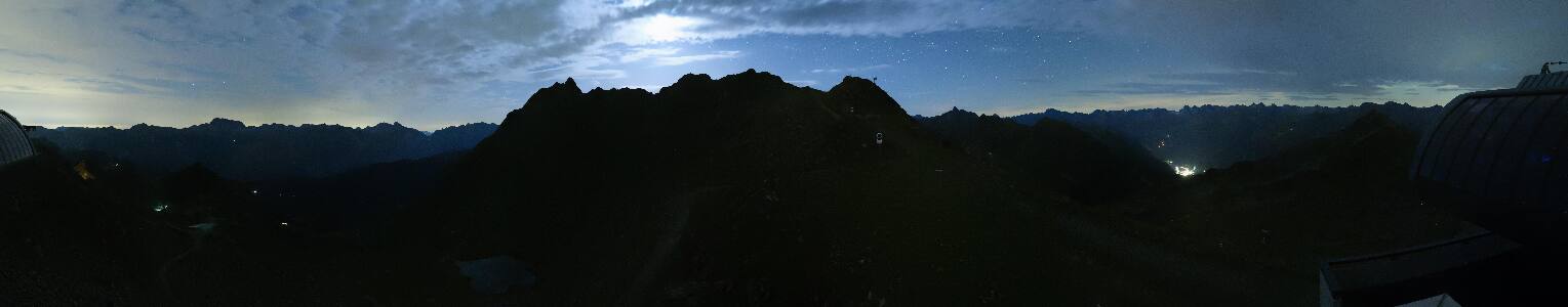 Silvretta Montafon Panorama Bahn am Hochjoch